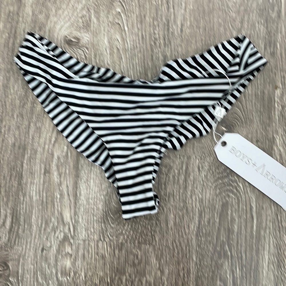 NWT! Boys + Arrows Kiki striped bikini bottom